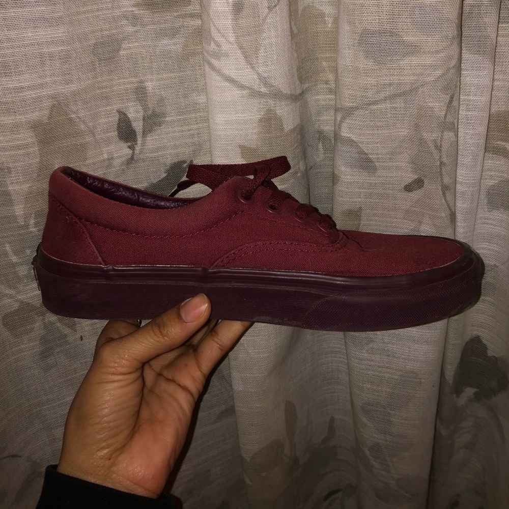 Burgundy Vans